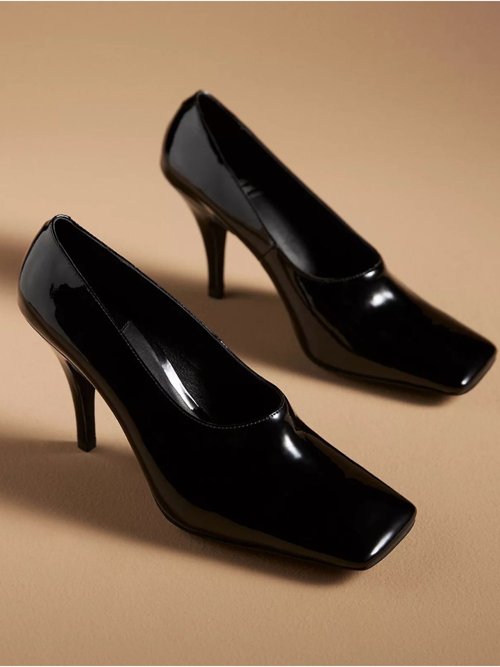 Jeffrey Campbell Anthropologie Natalya Pump’s 7.5 Women’s Patent Leather Slip On